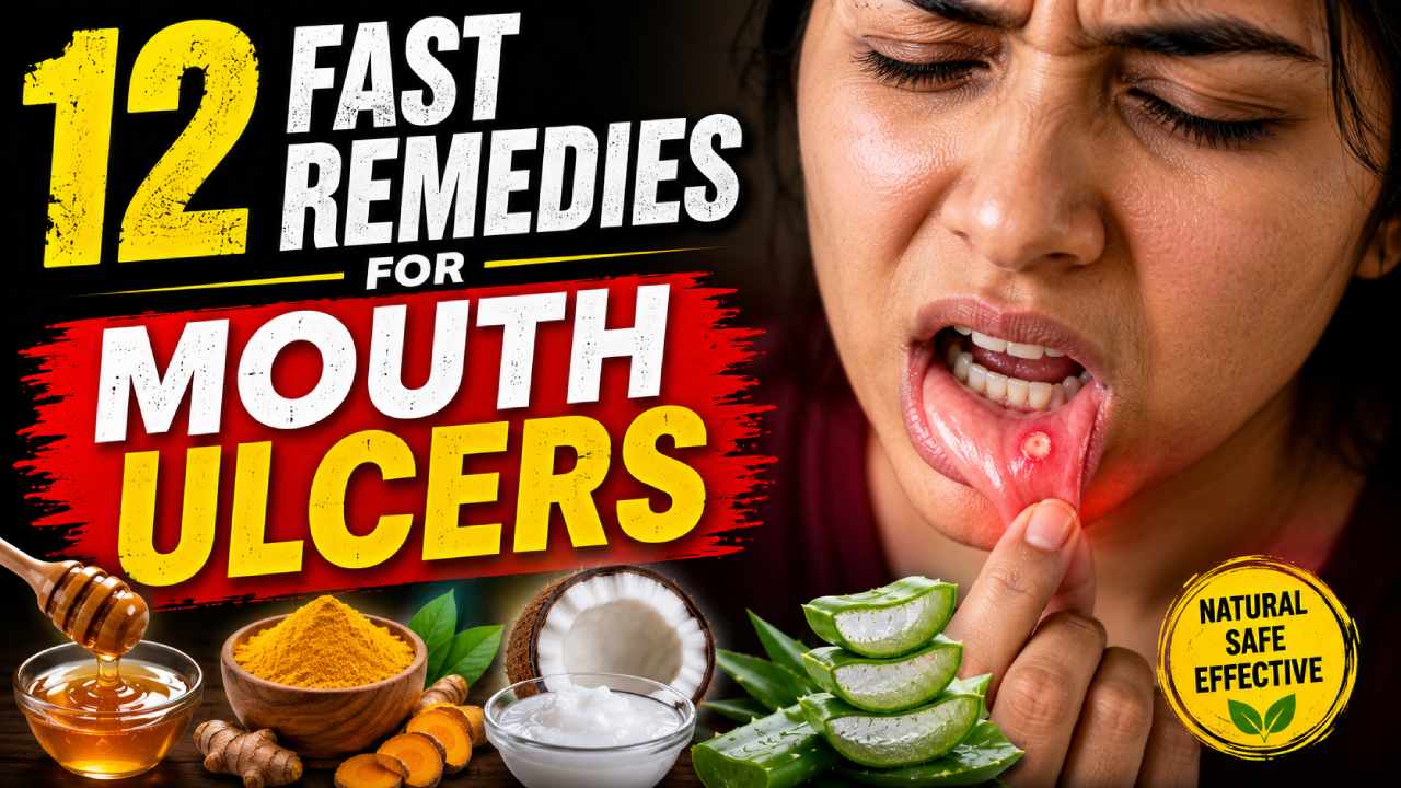 12 Best Home Remedies for Mouth Ulcers: Treat Them Naturally